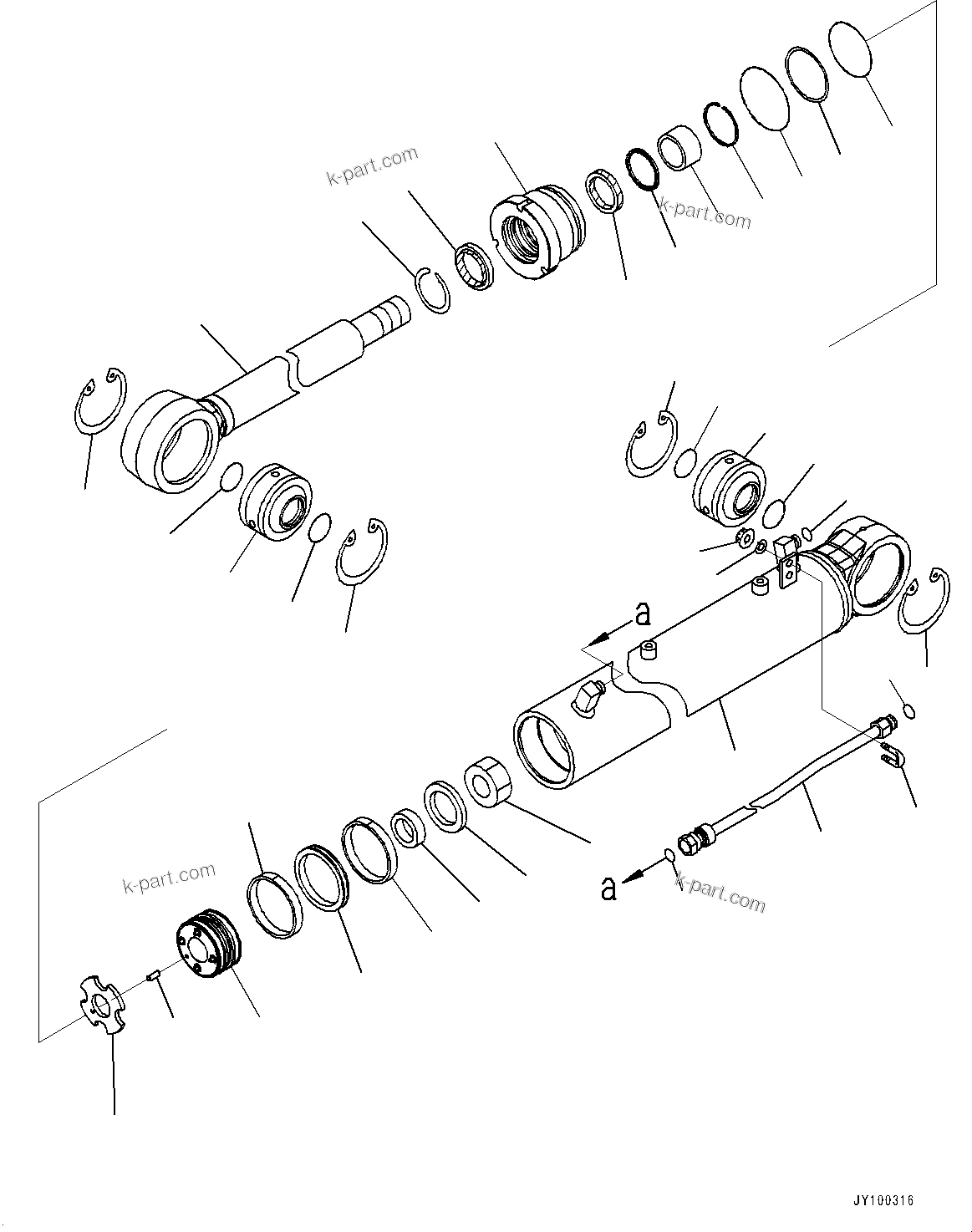 Komatsu parts book diagram for D65PX-16 S/N 80001-UP: ДЮ ? ?Ю МЮЪ ?ДЮ  ?ЭёЮЩ јШЭАЮ,  ?ЭёЮЩ јШЭАЮ Ќ\ђ ?•”•I (КЯЬ ?  ?ЭёЮЩ КЯЬ ? БЩД ДЮ ? ?Ю, ІЭ ?ІДЮ МЪ ?С •T)(#82493-)