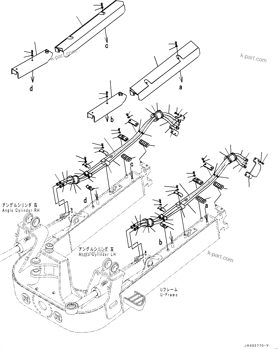 Komatsu parts book diagram for D65PX-16 S/N 80001-UP: ДЮ ? ?Ю МЮЪ ?ДЮ БЩД јШЭАЮ ”ZЉЗ,  ?ЭёЮЩ јШЭАЮ ”ZЉЗ (КЯЬ ?  ?ЭёЮЩ КЯЬ ? БЩД ДЮ ? ?Ю, ІЭ ?ІДЮ МЪ ?С •T)(#80001-)