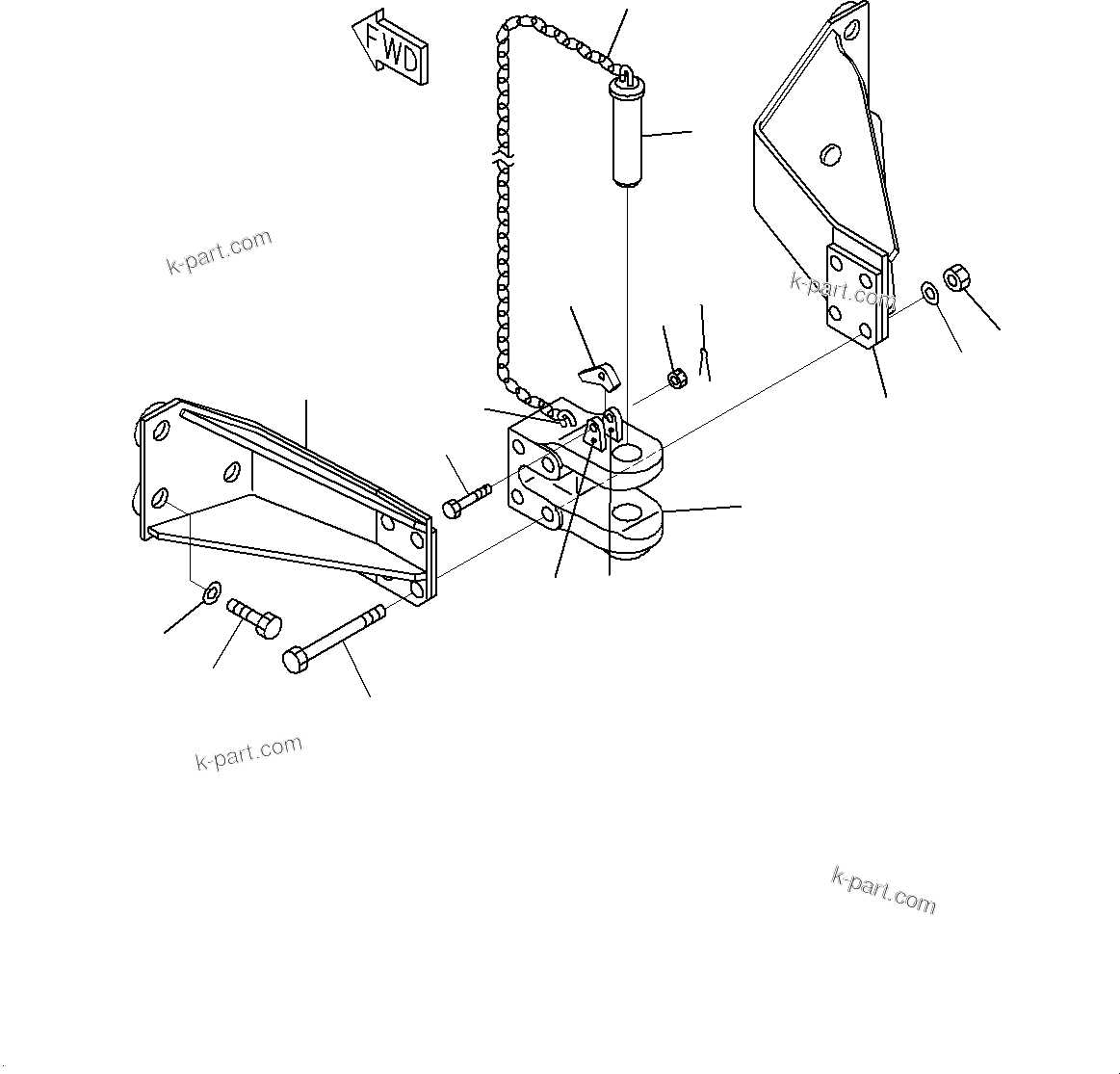 Komatsu parts book diagram for D65PX-16 S/N 80001-UP: ДЮЫ ?КЮ, (ШјЮЇДЮ АІМЯ)(#80001-)