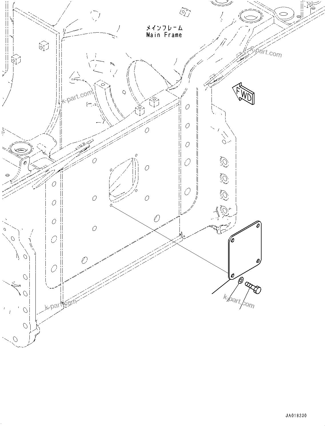 Komatsu parts book diagram for D65PX-16 S/N 80001-UP: ТІЭ МЪ ?С  ?КЮ ?, (#80001-)