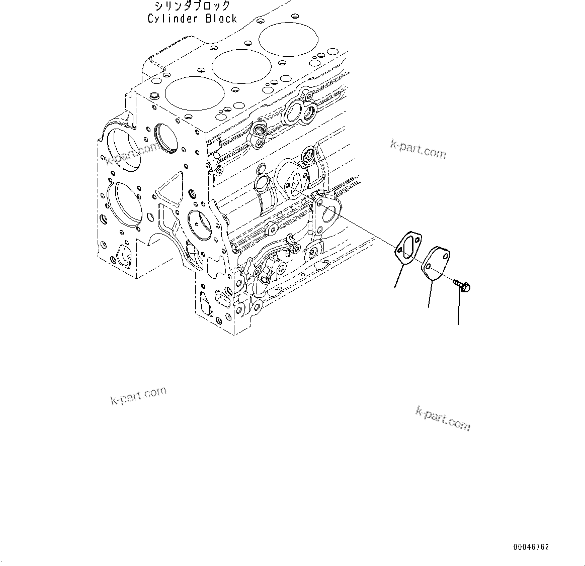 Komatsu parts book diagram for SAA6D107E-1CC S/N 26540705-UP (For GD655-5/GD675-5): FUEL SYSTEM RELATED PARTS (#26540705-)