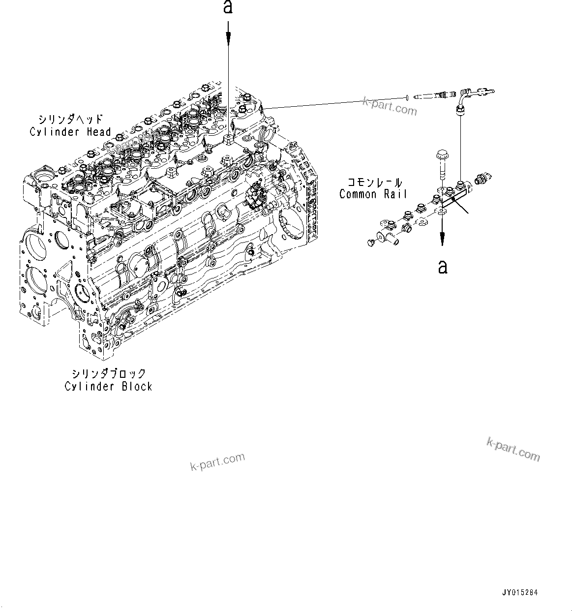 Komatsu parts book diagram for SAA6D107E-1CC S/N 26540705-UP (For GD655-5/GD675-5): CAUTION PLATES (#26544798-)