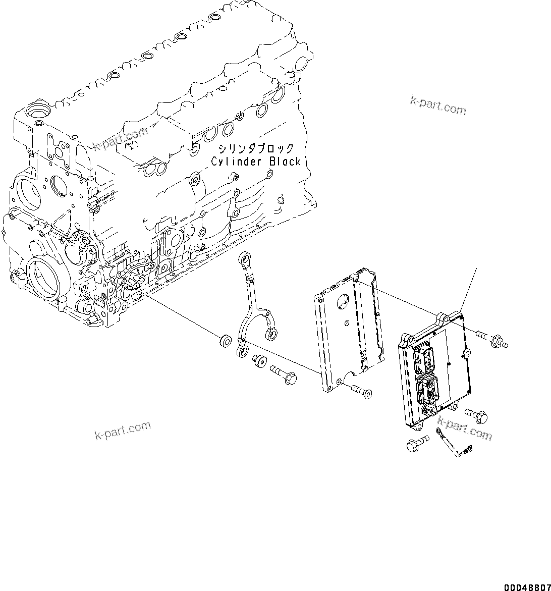 Komatsu parts book diagram for SAA6D107E-1H S/N 26506237-UP (For WA250-6/WA250PZ-6): PARTS PERFORMANCE, CAMSHAFT (#26500006-)