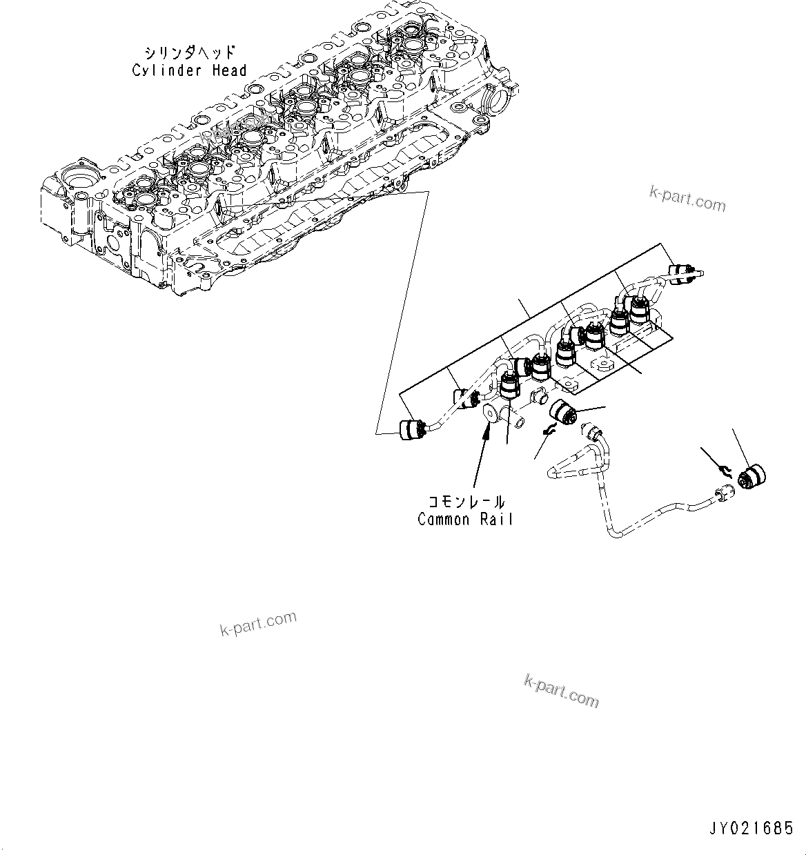 Komatsu parts book diagram for SAA6D107E-1A S/N 26546230-UP (For BR380JG-1E0): FUEL SYSTEM COVER (#26546230-)