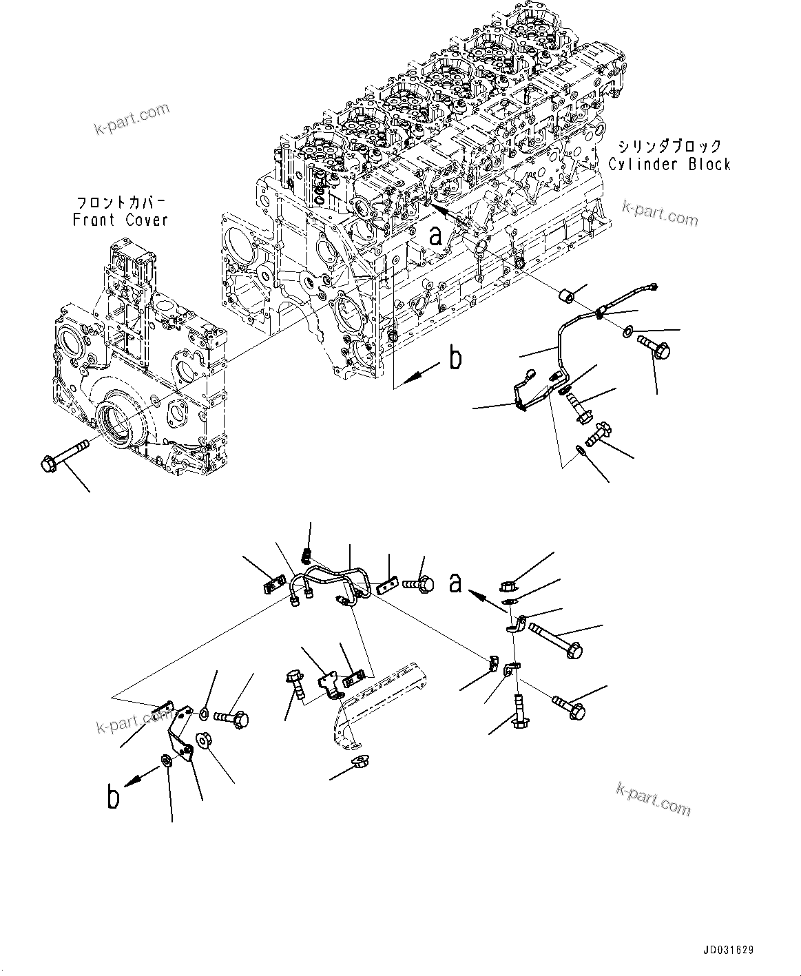 Komatsu parts book diagram for SAA6D140E-5F S/N 536267-UP (For PC800-8E0/PC800LC-8E0/PC800SE-8E0/PC850-8E0/PC850SE-8E0): FUEL SUPPLY PUMP, FUEL PIPING (#536267-)