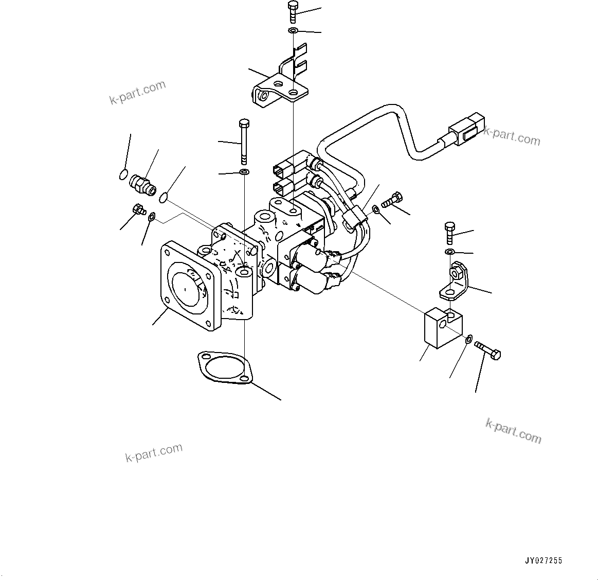 Komatsu parts book diagram for SAA6D140E-6 S/N 730001-UP (For HM400-3): ґ ?їЮ ?ЅД  ?ЮЅ Ш ? ? ? ?Ъ ?ј ?Э (EGR) КЮЩМЮ, EGR КЮЩМЮҐЋж•T‚Ї(#730001-)