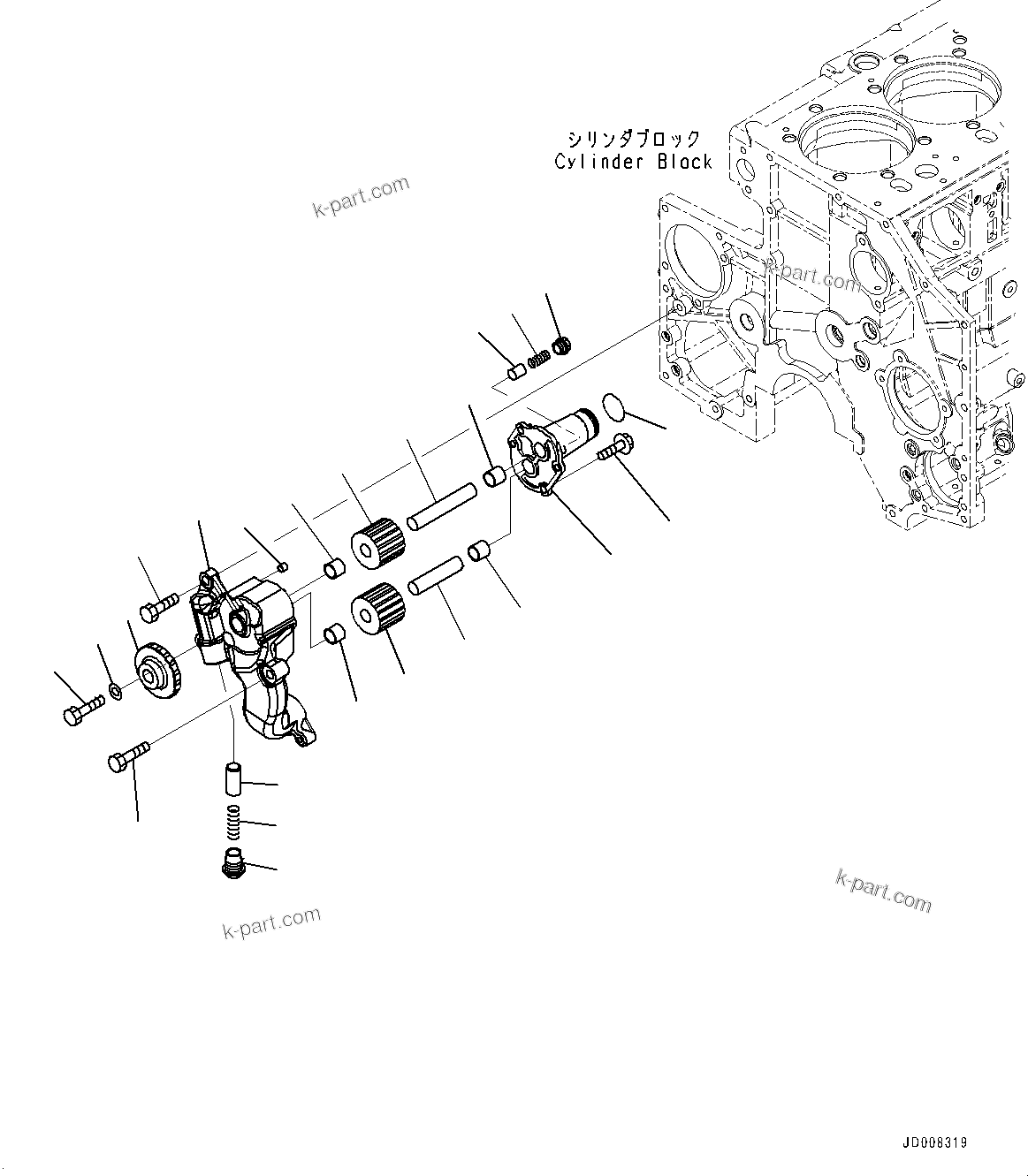 Komatsu parts book diagram for SAA6D140E-6 S/N 730001-UP (For HM400-3): ґЭјЮЭ  ?ІЩ ОЯЭМЯ, (#730001-)