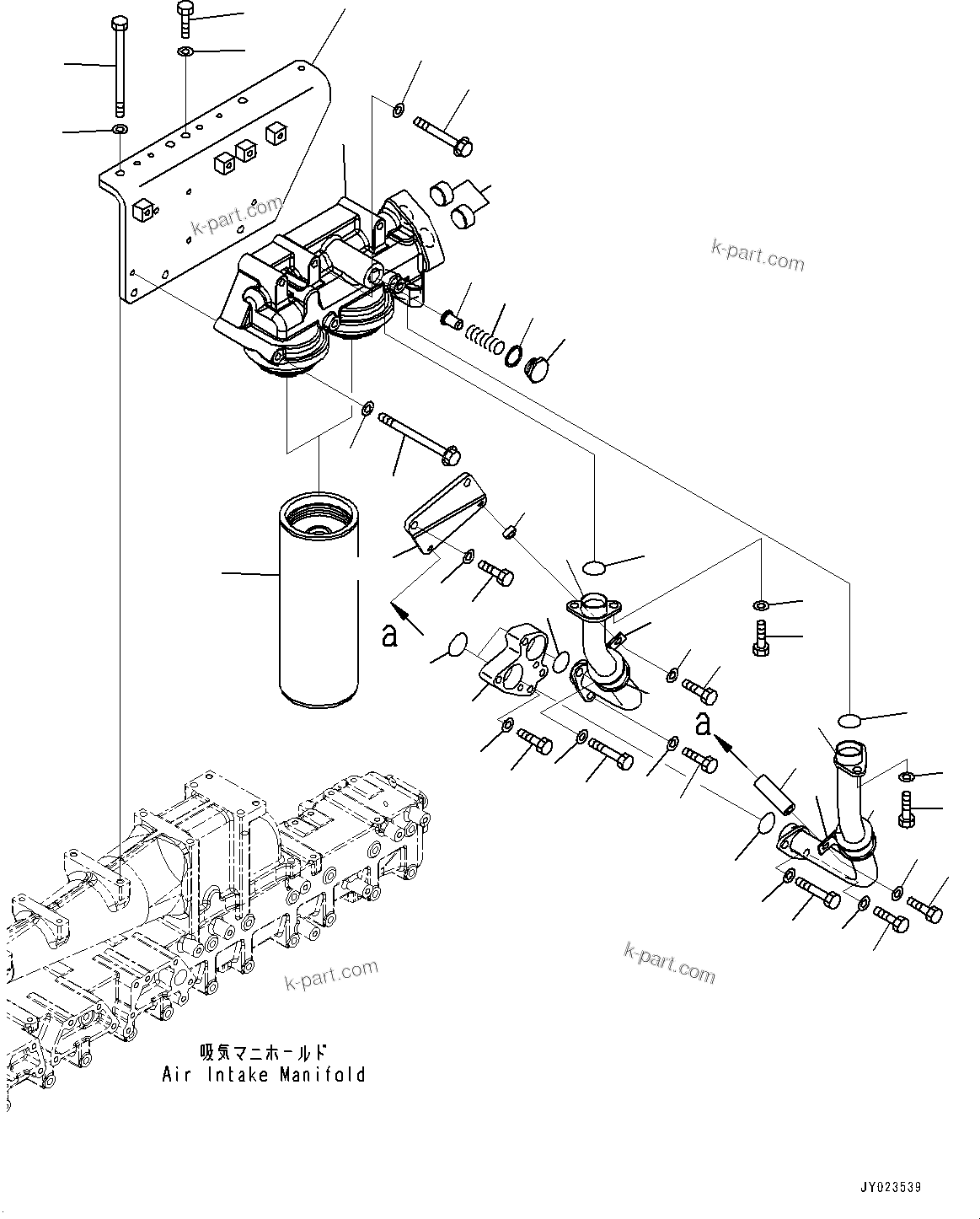 Komatsu parts book diagram for SAA6D140E-6 S/N 730001-UP (For HM400-3): ґЭјЮЭ  ?ІЩ МЁЩА, (#730001-)