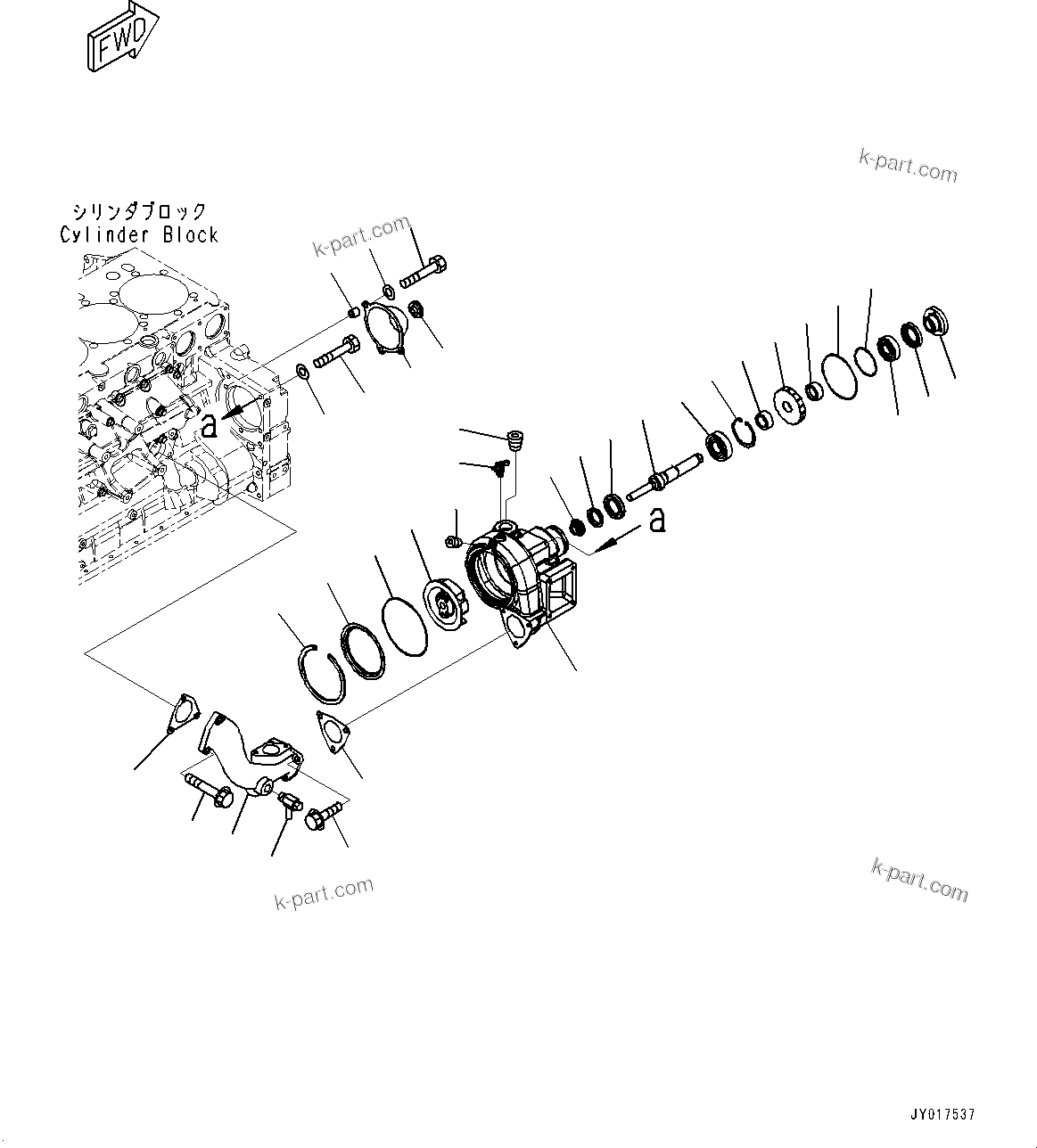 Komatsu parts book diagram for SAA6D140E-6 S/N 730001-UP (For HM400-3): і ? ?А ОЯЭМЯ, Ќ\ђ ?•”•I(#730001-732566)