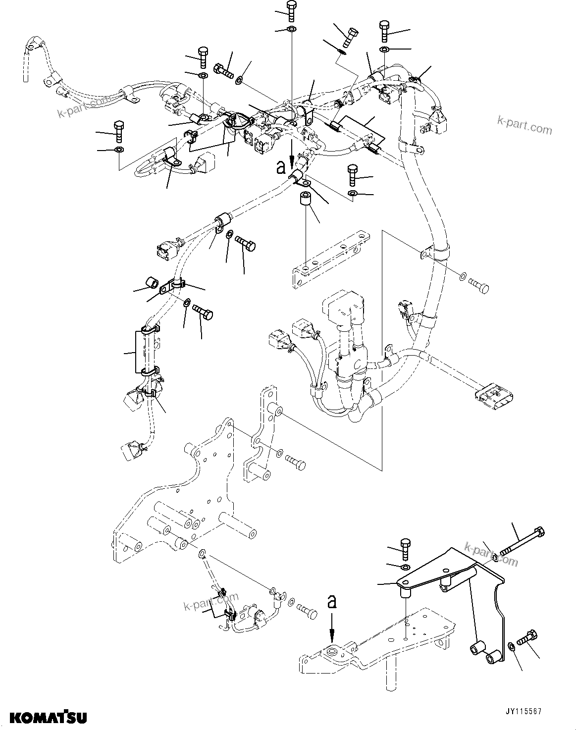 Komatsu parts book diagram for SAA6D140E-6 S/N 730001-UP (For HM400-3): ЬІФШЭёЮК ?ИЅ, (3/4)(#733008-)