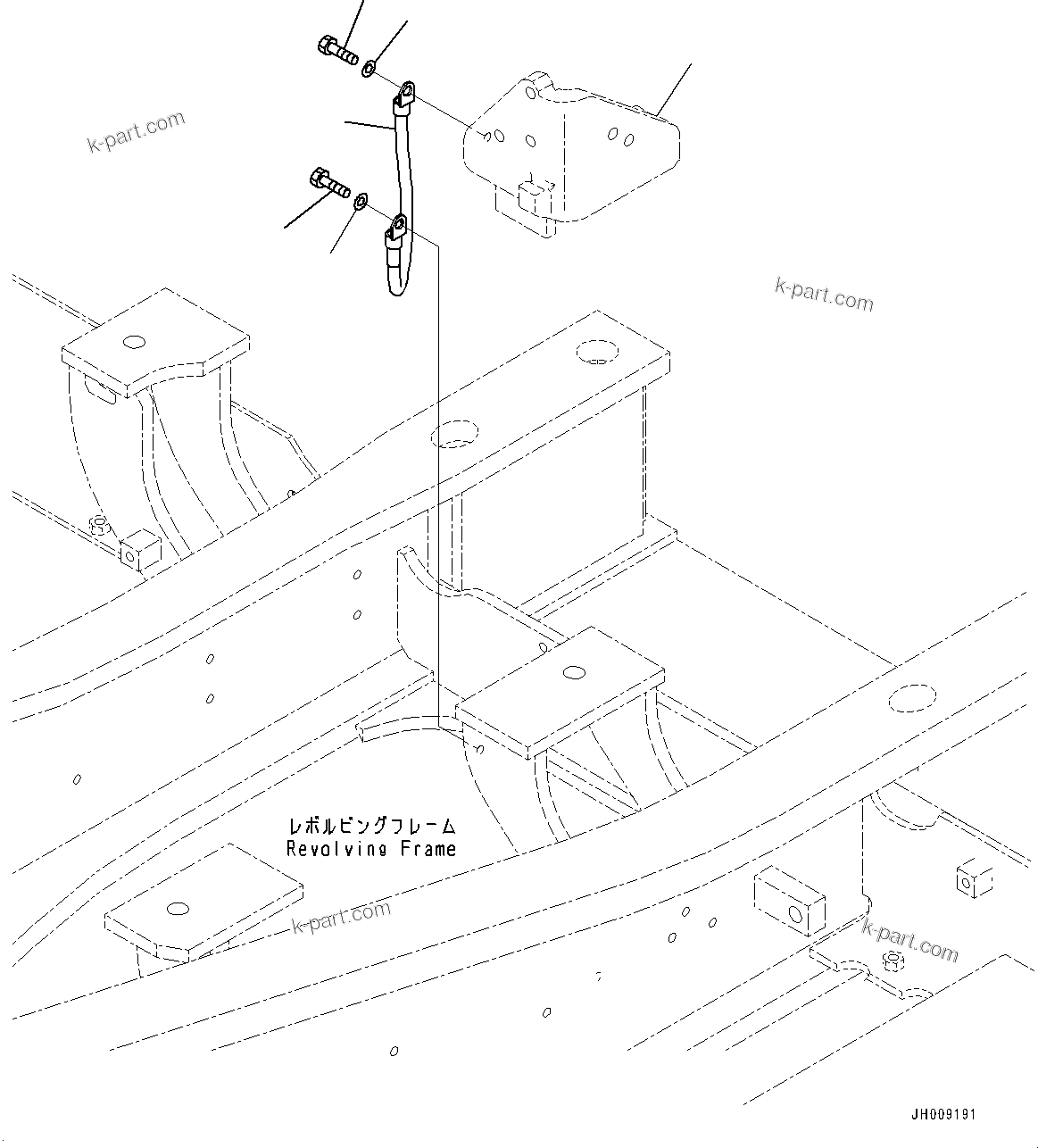 Komatsu parts book diagram for PC170LC-10 S/N 30001-UP: ELECTRIC WIRING HARNESS, CABLE (#30001-)