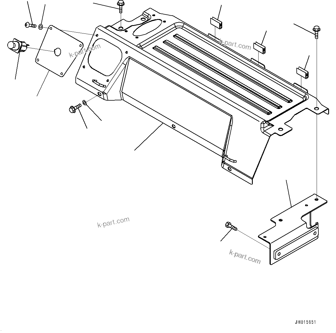 Komatsu parts book diagram for PC170LC-10 S/N 30001-UP: CAB, CAB IN PARTS, LUGGAGE PLATE AND CIGARETTE LIGHTER (#30001-30211)