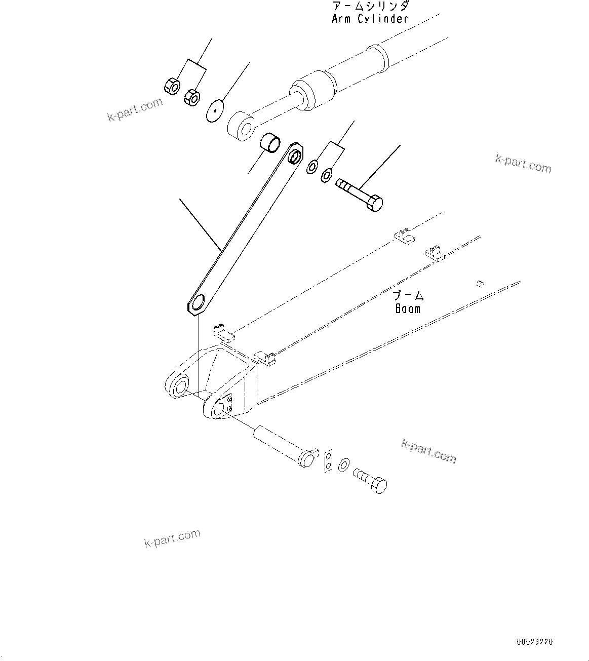 Komatsu parts book diagram for PC170LC-10 S/N 30001-UP: SHIPPING PARTS (#30001-)