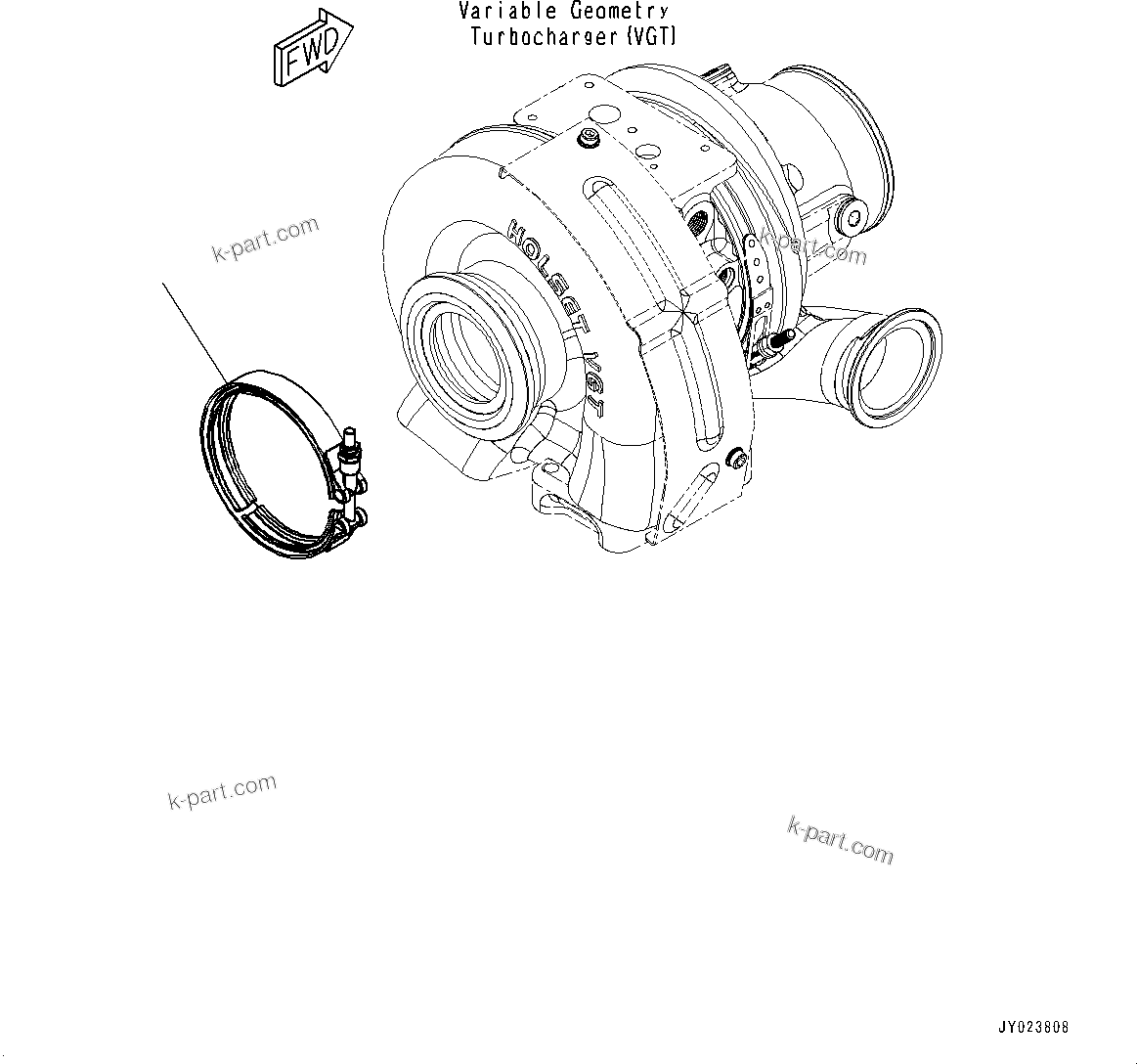 Komatsu parts book diagram for SAA6D107E-2 S/N 26603998-UP (For PC228US-10/PC228USLC-10): ”R‹C єИёА ёЧЭМЯ, (#26696900-)