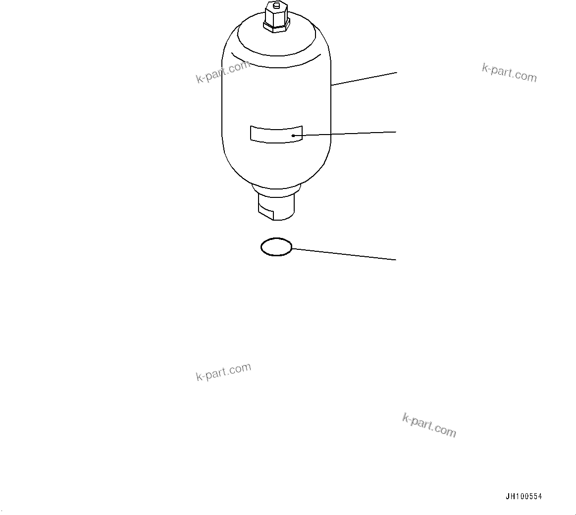 Komatsu parts book diagram for PC360LC-11 S/N 90001-UP (For North America): ATTACHMENT PIPING, ACCUMULATOR MOUNTING (#90001-)