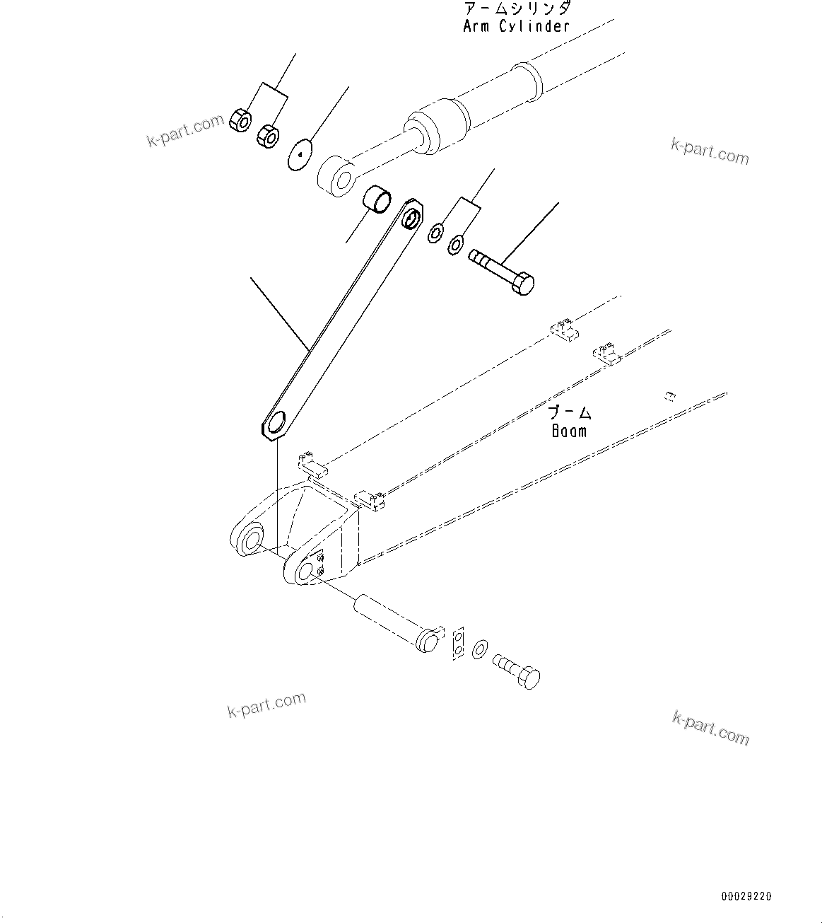 Komatsu parts book diagram for PC360LC-11 S/N 90001-UP (For North America): SHIPPING PARTS (#90001-)