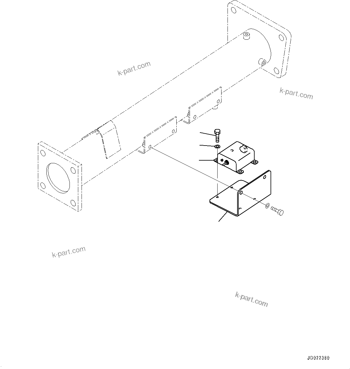 Komatsu parts book diagram for HD465-7E1 S/N 20001-UP (For EU): ELECTRIC SYSTEM, PRIMING PUMP SWITCH (#20001-)
