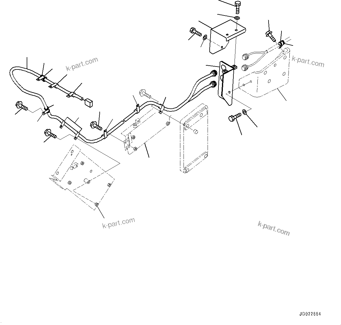 Komatsu parts book diagram for HD465-7E1 S/N 20001-UP (For EU): TRANSMISSION CONTROL (#20001-)