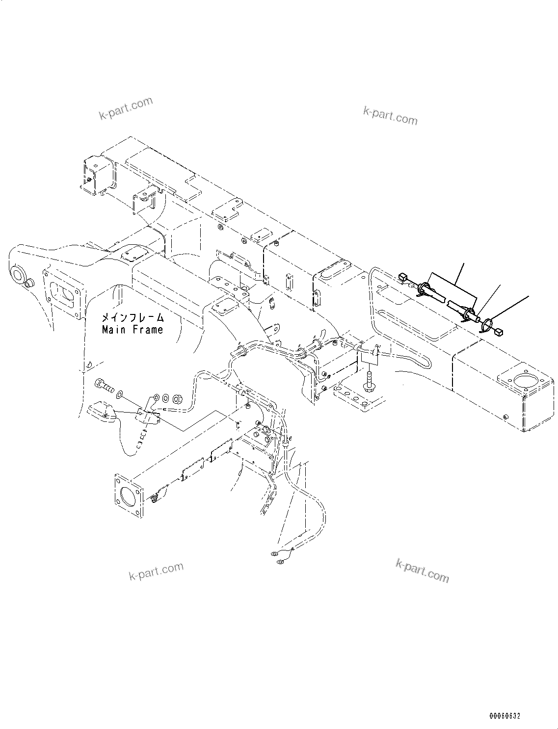 Komatsu parts book diagram for HD465-7E1 S/N 20001-UP (For EU): WIRING HARNESS (#20001-)