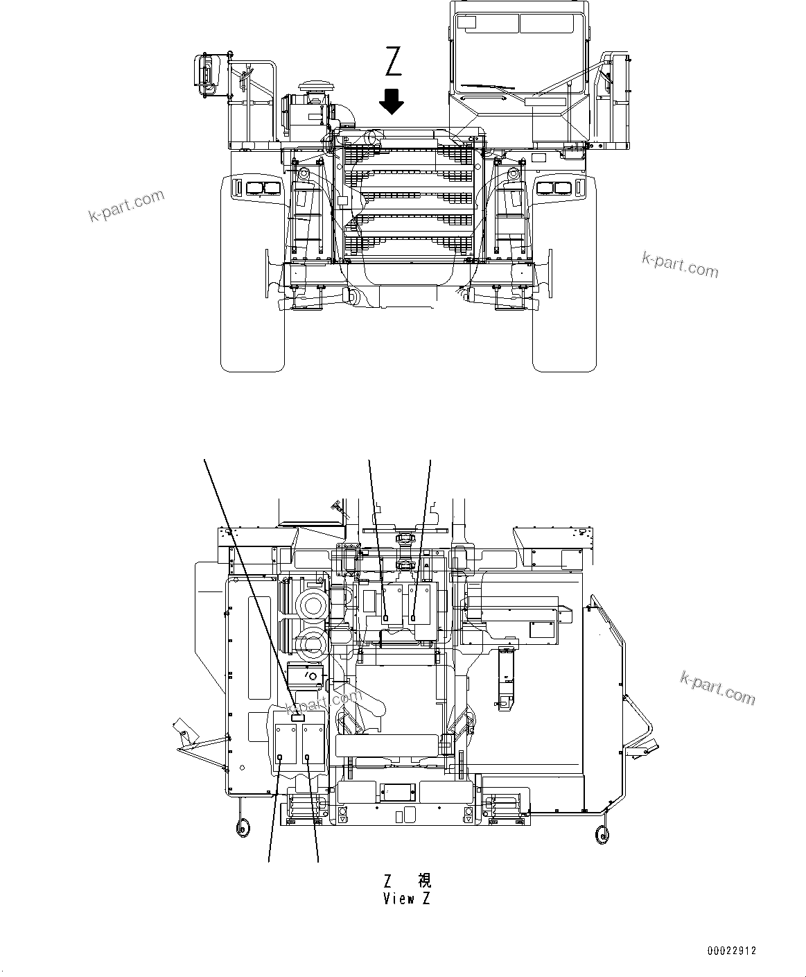 Komatsu parts book diagram for HD465-7E1 S/N 20001-UP (For EU): CAUTION PLATES (#20001-)