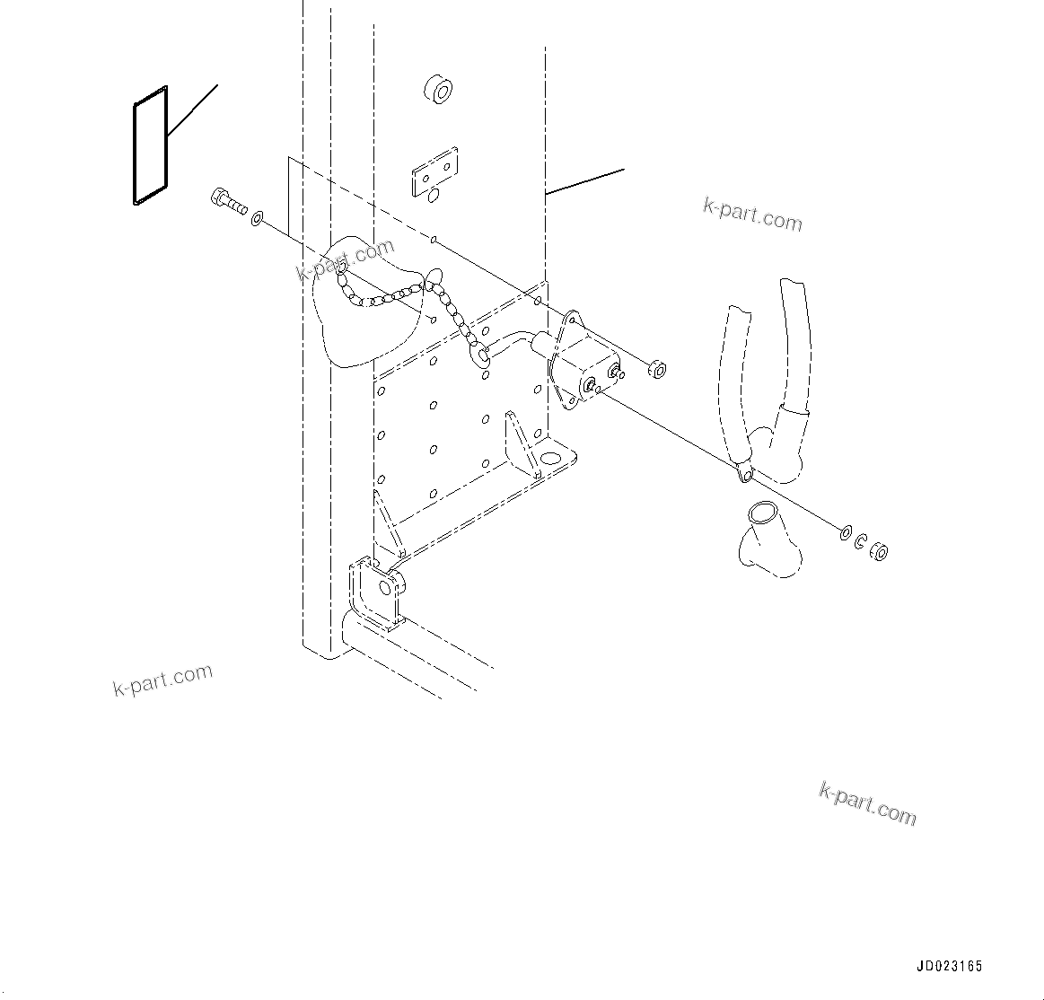 Komatsu parts book diagram for HD465-7E1 S/N 20001-UP (For EU): CAUTION PLATES (#20001-)