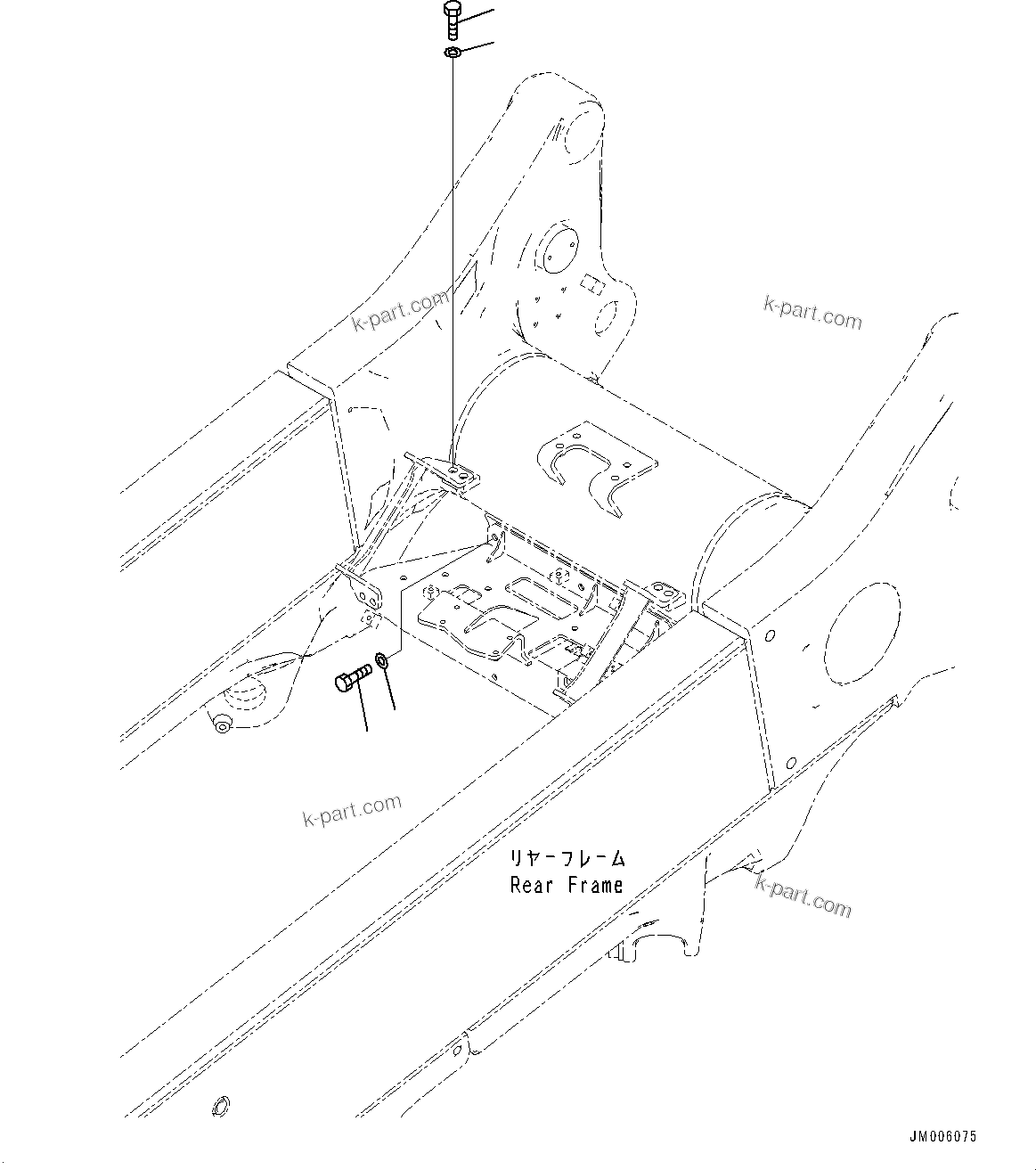 Komatsu parts book diagram for HD465-7E1 S/N 20001-UP (For EU): AUTO SPIN REGULATOR (ASR), MOUNTING (#20024-)