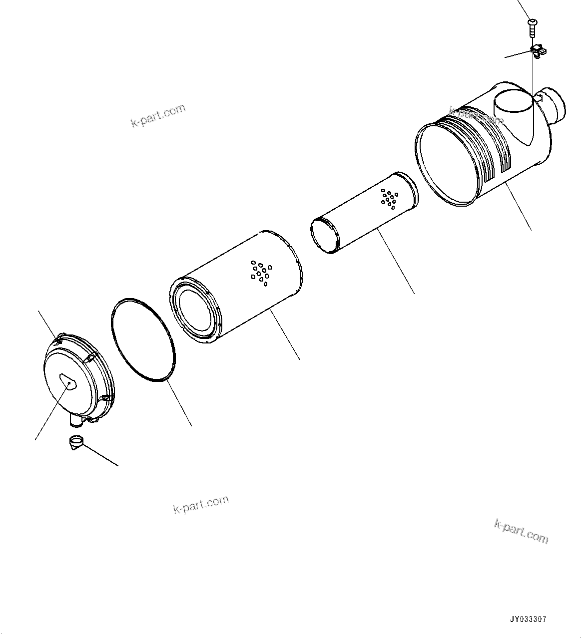 Komatsu parts book diagram for SAA6D140E-7D S/N 830556-UP (For PC650LC-11): EXHAUST MANIFOLD (#830556-)