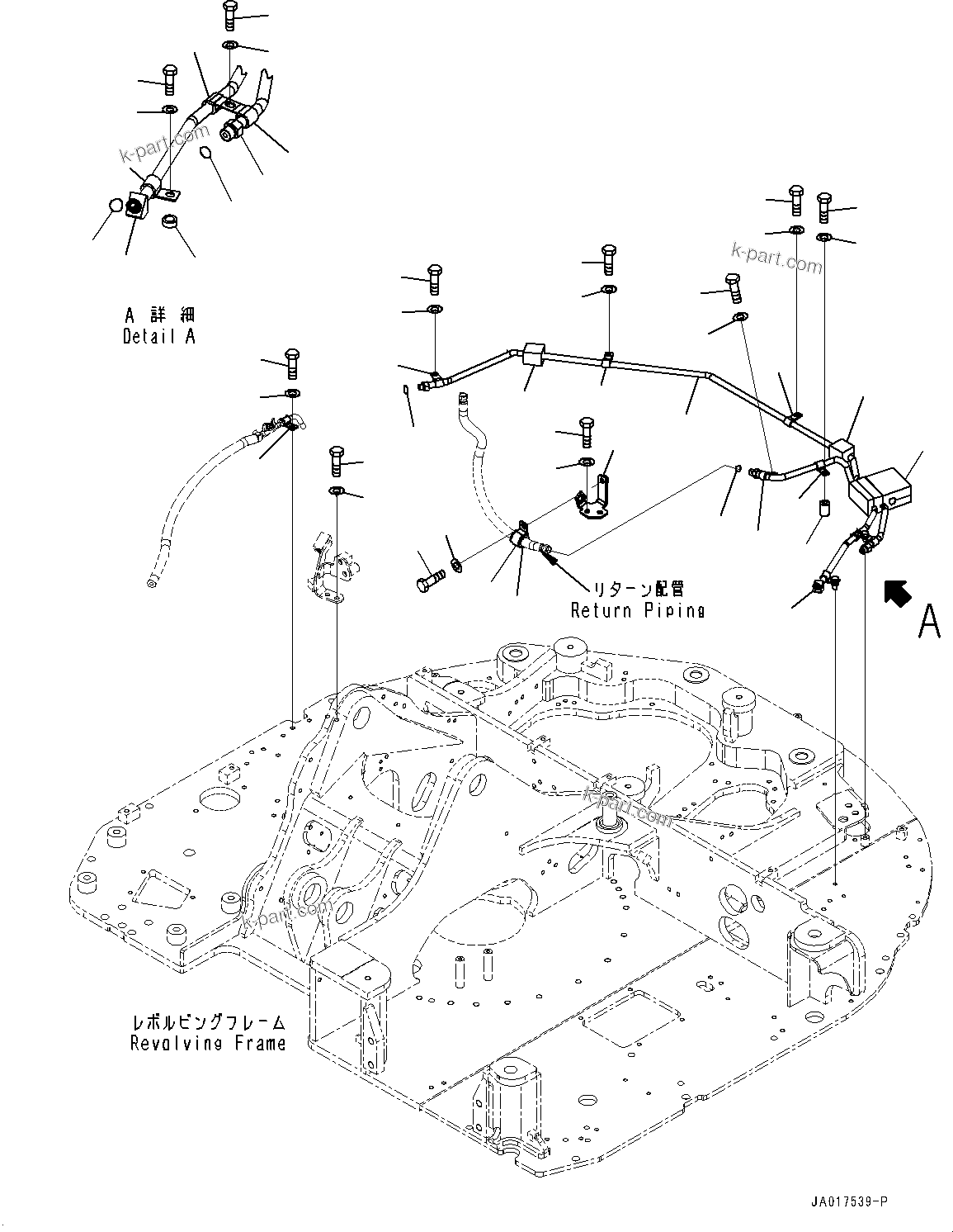 Komatsu parts book diagram for PC78USI-10 S/N 33279-40999: ”R—ї ”ZЉЗ, ЪОЮЩЛЮЭёЮ МЪ ?С ‘ ? (1/2)(#33279-)