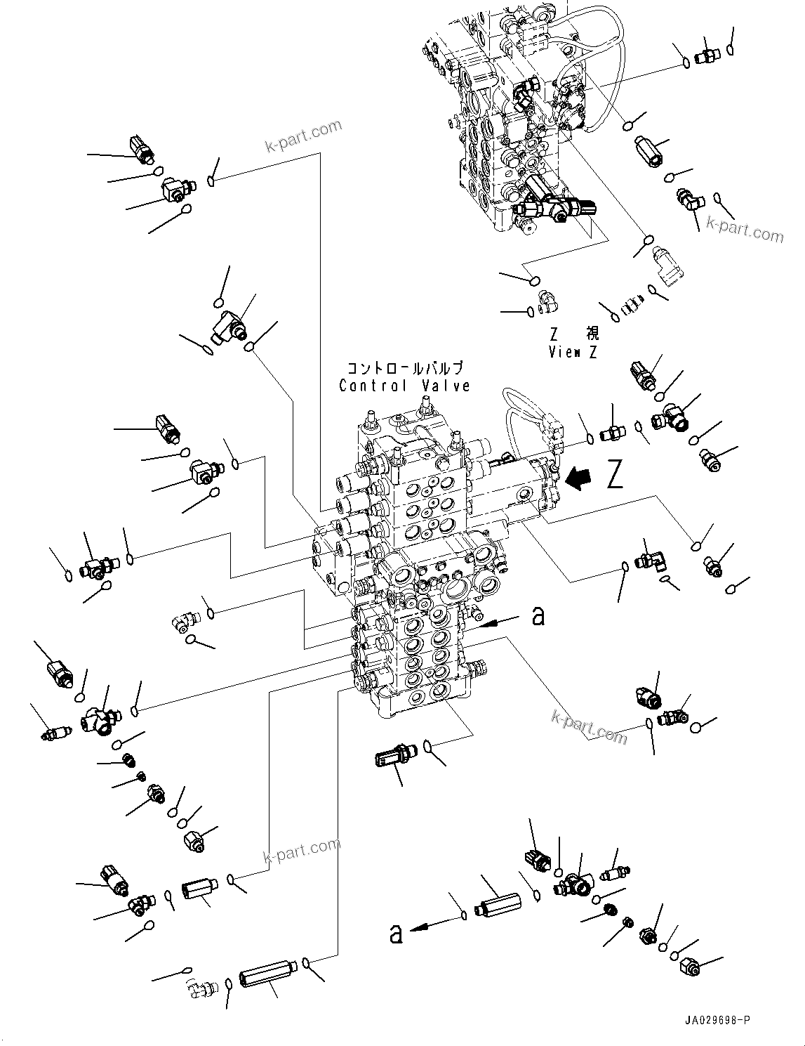 Komatsu parts book diagram for PC78USI-10 S/N 33279-40999: PPC ”ZЉЗ, єЭДЫ ?Щ КЮЩМЮ ґЩОЮ(#33279-)