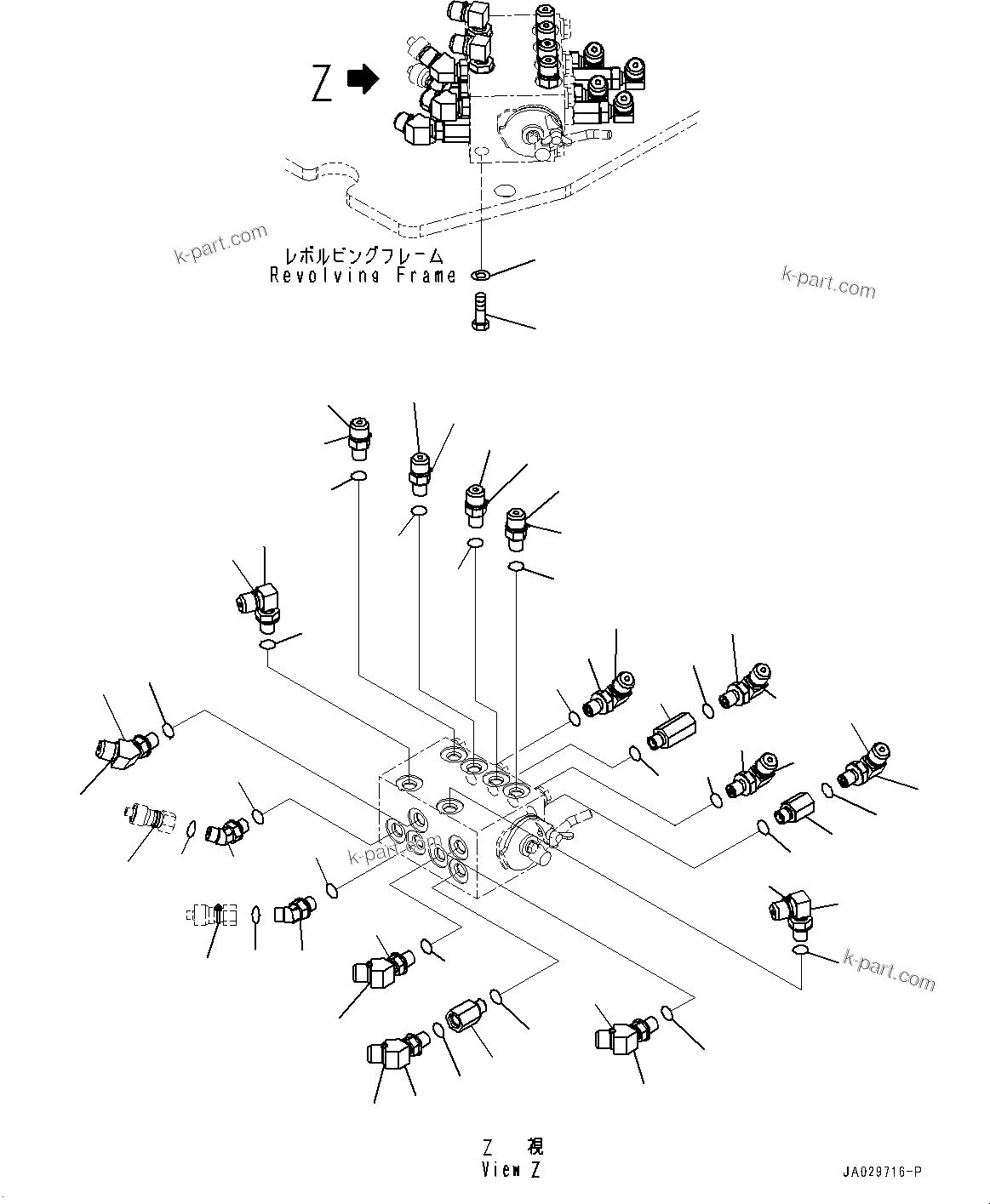 Komatsu parts book diagram for PC78USI-10 S/N 33279-40999: PPC ”ZЉЗ, ‘ЂЌмКЯА ?Э ђШ‚иЉ ?‚ ?•Щ (2/2)(#33279-)