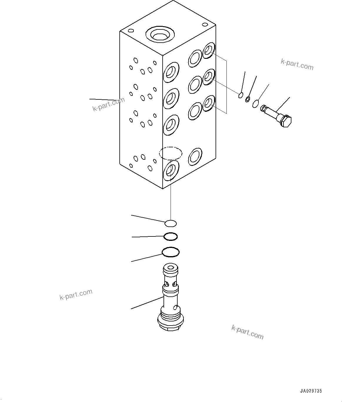 Komatsu parts book diagram for PC78USI-10 S/N 33279-40999: PPC ”ZЉЗ, МЮЫЇё (2/2)(#33279-)
