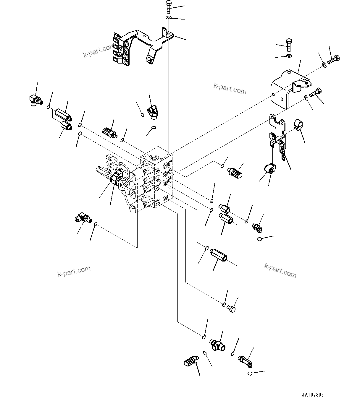 Komatsu parts book diagram for PC78USI-10 S/N 33279-40999: PPC ”ZЉЗ, МЮЧ№ЇДҐґЩОЮ(#36909-)