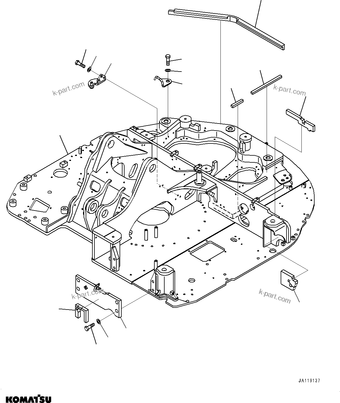 Komatsu parts book diagram for PC78USI-10 S/N 33279-40999: ЪОЮЩЛЮЭёЮ МЪ ?С, (#40456-)
