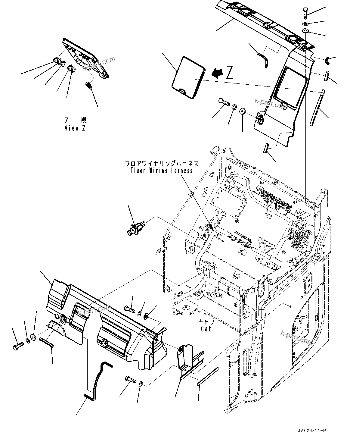 Komatsu parts book diagram for PC78USI-10 S/N 33279-40999: ?НЯЪ ?А ј ?Д ШФ ?  ?КЮ ?,  ?КЮ ?(#33279-)