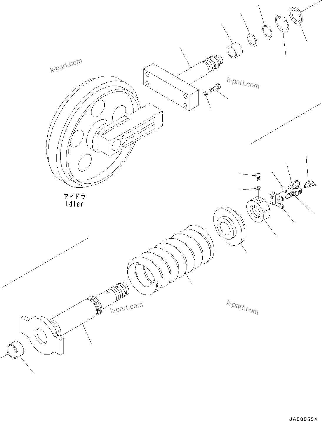 Komatsu parts book diagram for PC78USI-10 S/N 33279-40999: МЫЭД  ?ІДЮЧҐ ?ІДЮЧ ёЇј ?Э,  ?ІДЮЧ ёЇј ?Э (ЧКЮ ? ј ? ? •T)(#33279-)