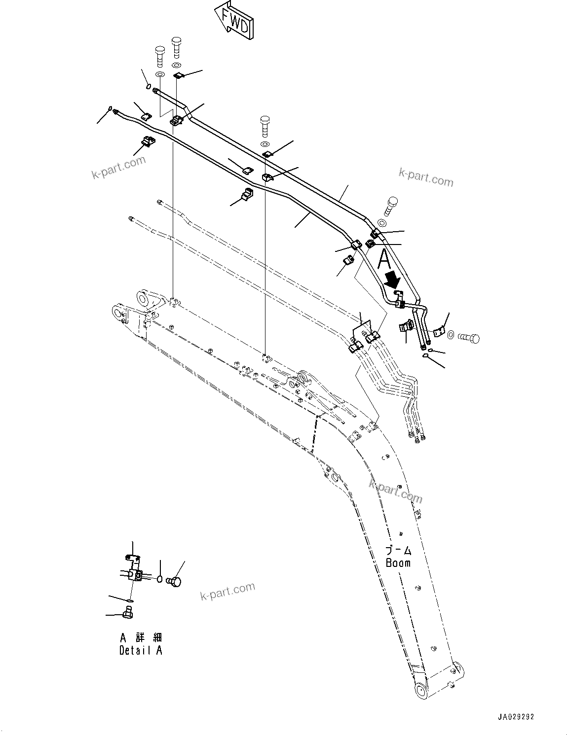 Komatsu parts book diagram for PC78USI-10 S/N 33279-40999: МЮ ?С,  ?АЇБТЭД ”ZЉЗ(#33279-)