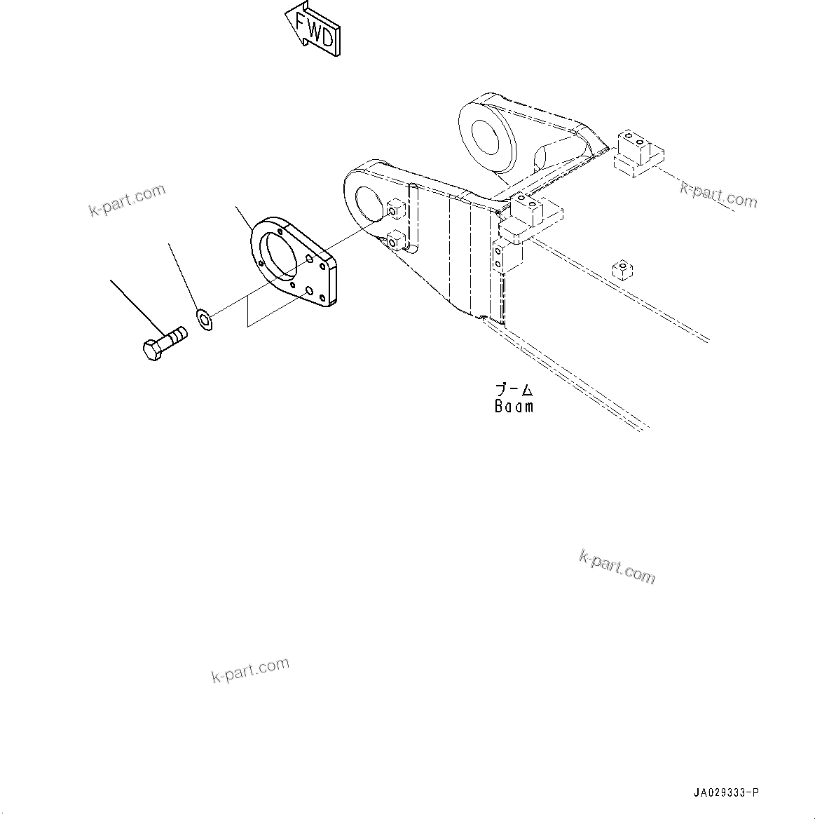 Komatsu parts book diagram for PC78USI-10 S/N 33279-40999: МЮ ?С, МЯЪ ?Д (2/2)(#33279-)