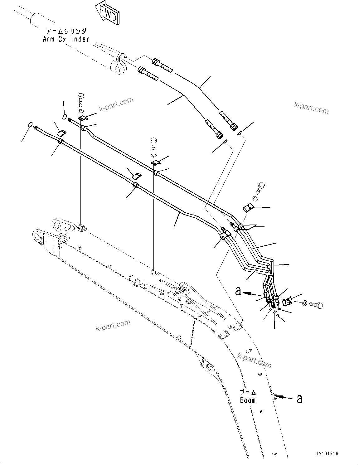 Komatsu parts book diagram for PC78USI-10 S/N 33279-40999: МЮ ?С, ”ZЉЗ ( ? ?С ёЪ ?Э •T)(#33043-)