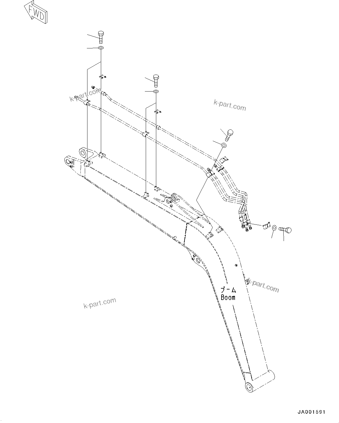 Komatsu parts book diagram for PC78USI-10 S/N 33279-40999: МЮ ?С, ОЮЩД(#33043-)