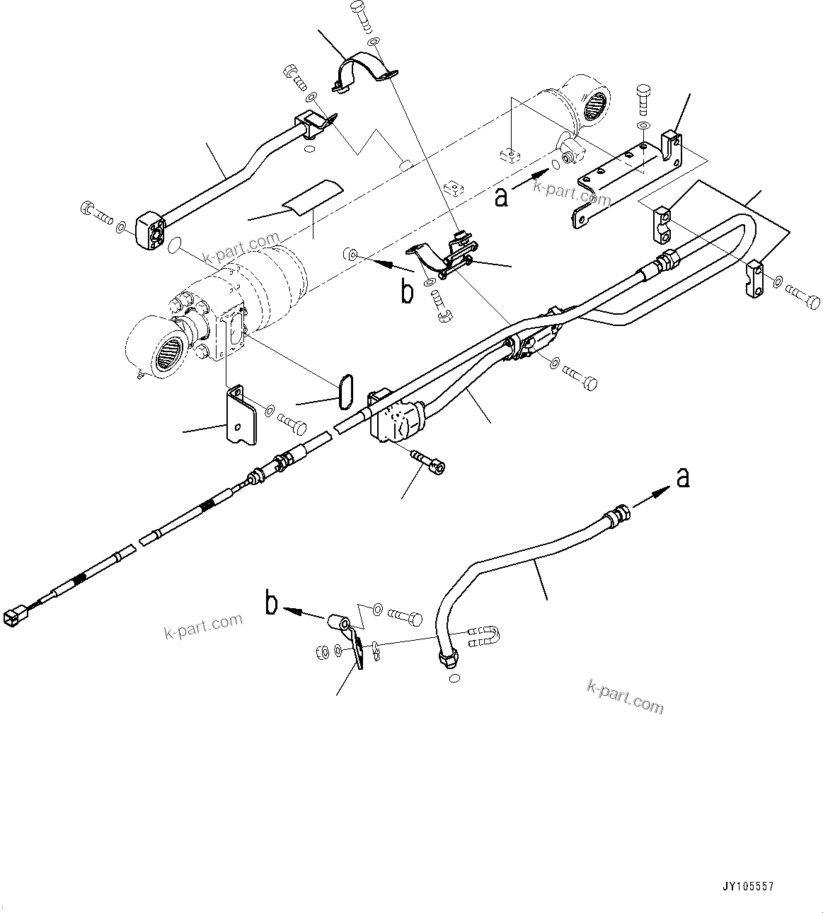 Komatsu parts book diagram for PC78USI-10 S/N 33279-40999: КЮ№ЇД јШЭАЮ, КЮ№ЇД јШЭАЮ Ќ\ђ ?•”•I (1/2)(#37205-)