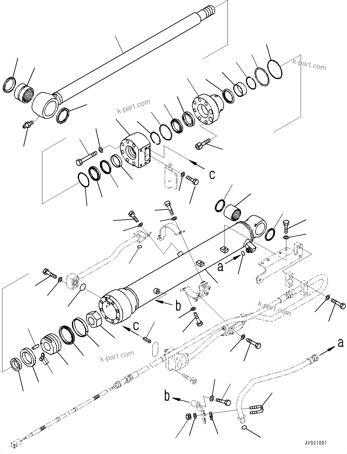 Komatsu parts book diagram for PC78USI-10 S/N 33279-40999: КЮ№ЇД јШЭАЮ, Ќ\ђ ?•”•I (2/2)(#33279-37204)
