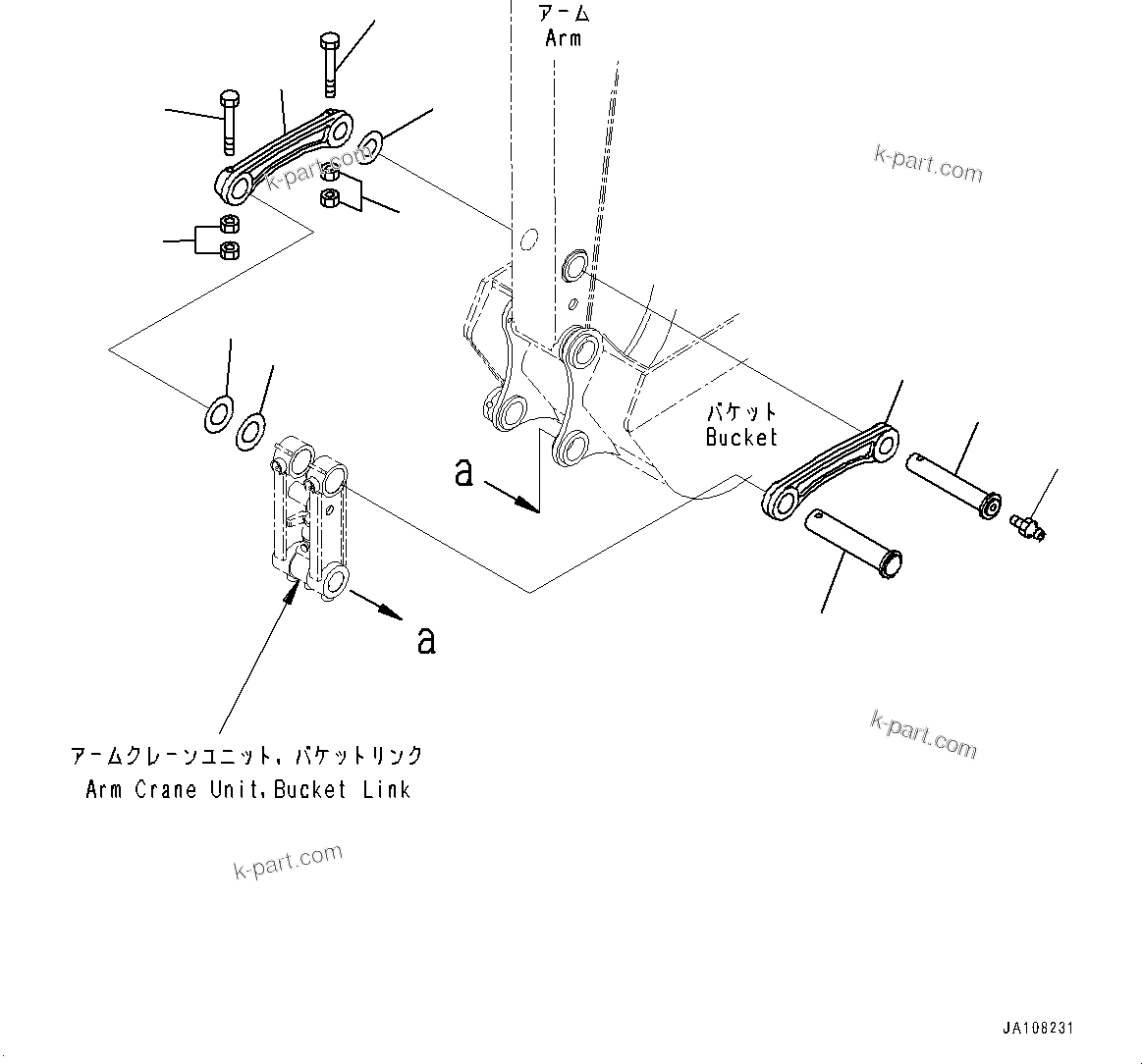 Komatsu parts book diagram for PC78USI-10 S/N 33279-40999: КЮ№ЇД ШЭ№ ?јЮ, (#33279-37856)