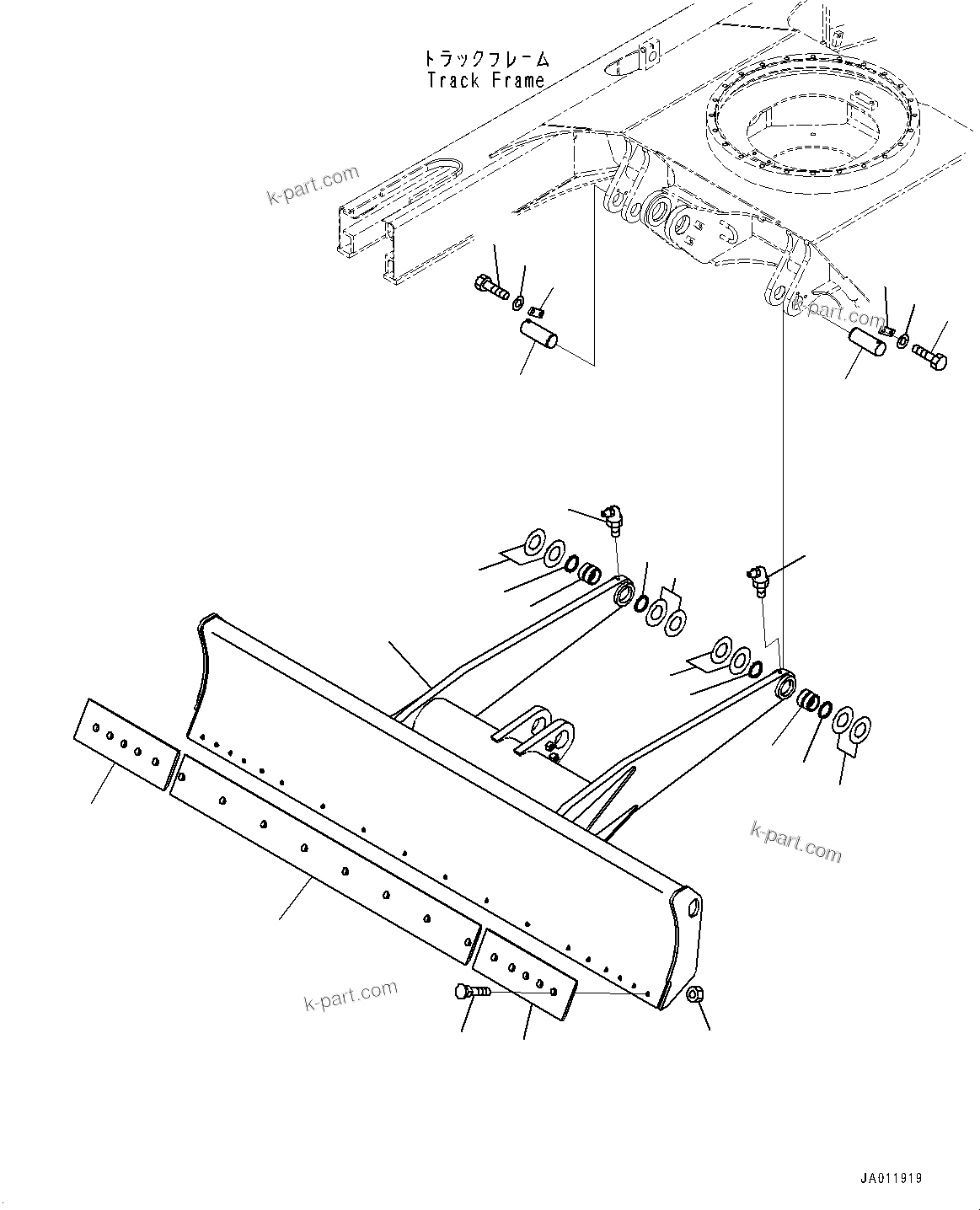 Komatsu parts book diagram for PC78USI-10 S/N 33279-40999: МЮЪ ?ДЮ, (2320MM, ‹ ?‰ ?Њ^)(#33279-)