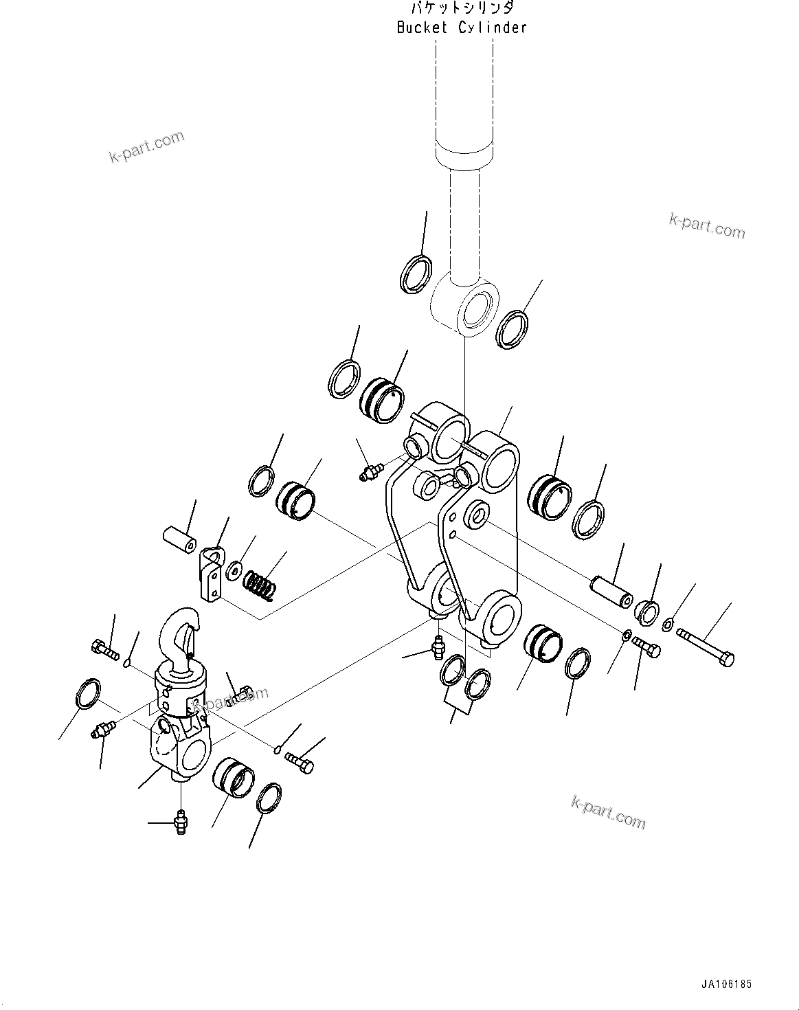 Komatsu parts book diagram for PC78USI-10 S/N 33279-40999: ? ?С ёЪ ?Э ХЖЇД, КЮ№ЇД ШЭёҐМЇё(#37205-39007)