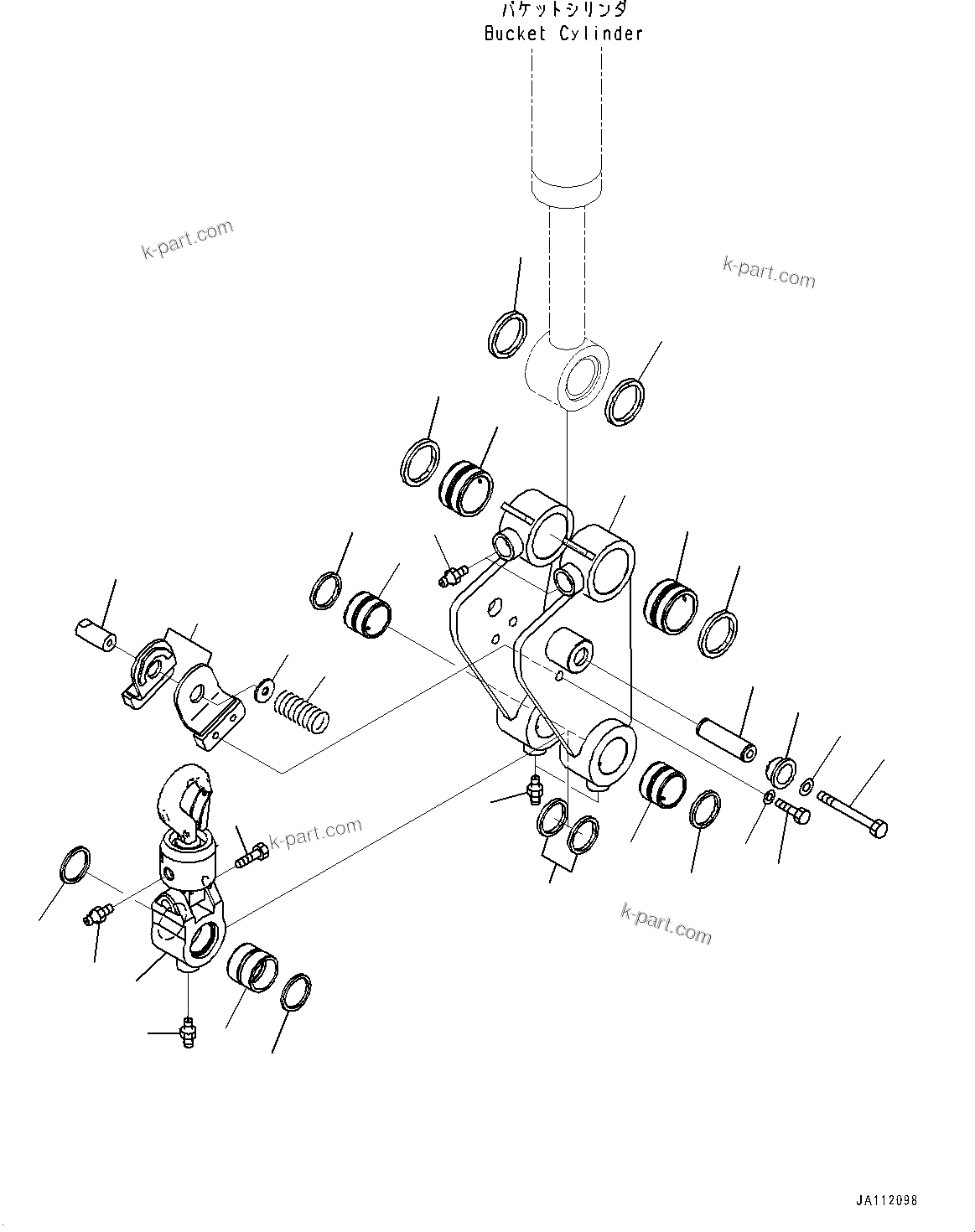 Komatsu parts book diagram for PC78USI-10 S/N 33279-40999: ? ?С ёЪ ?Э ХЖЇД, КЮ№ЇД ШЭёҐМЇё(#39008-)