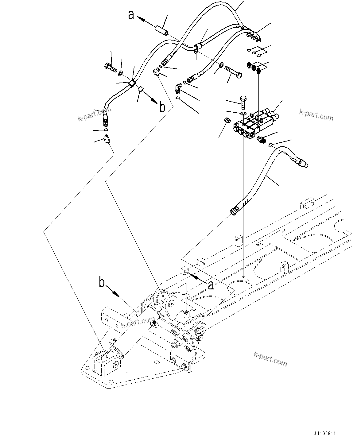 Komatsu parts book diagram for PC3400-11M0 S/N 36301-UP: SERVICE CENTER, INJECTOR(#36301-)