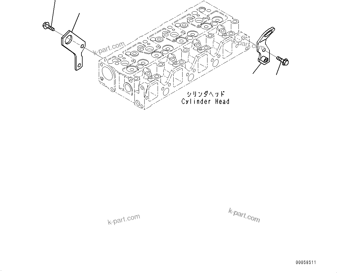 Komatsu parts book diagram for SAA4D95LE-5 S/N 0-UP (For PC130-10M0): LIFTING ARRANGEMENT, BRACKET(#577757-)