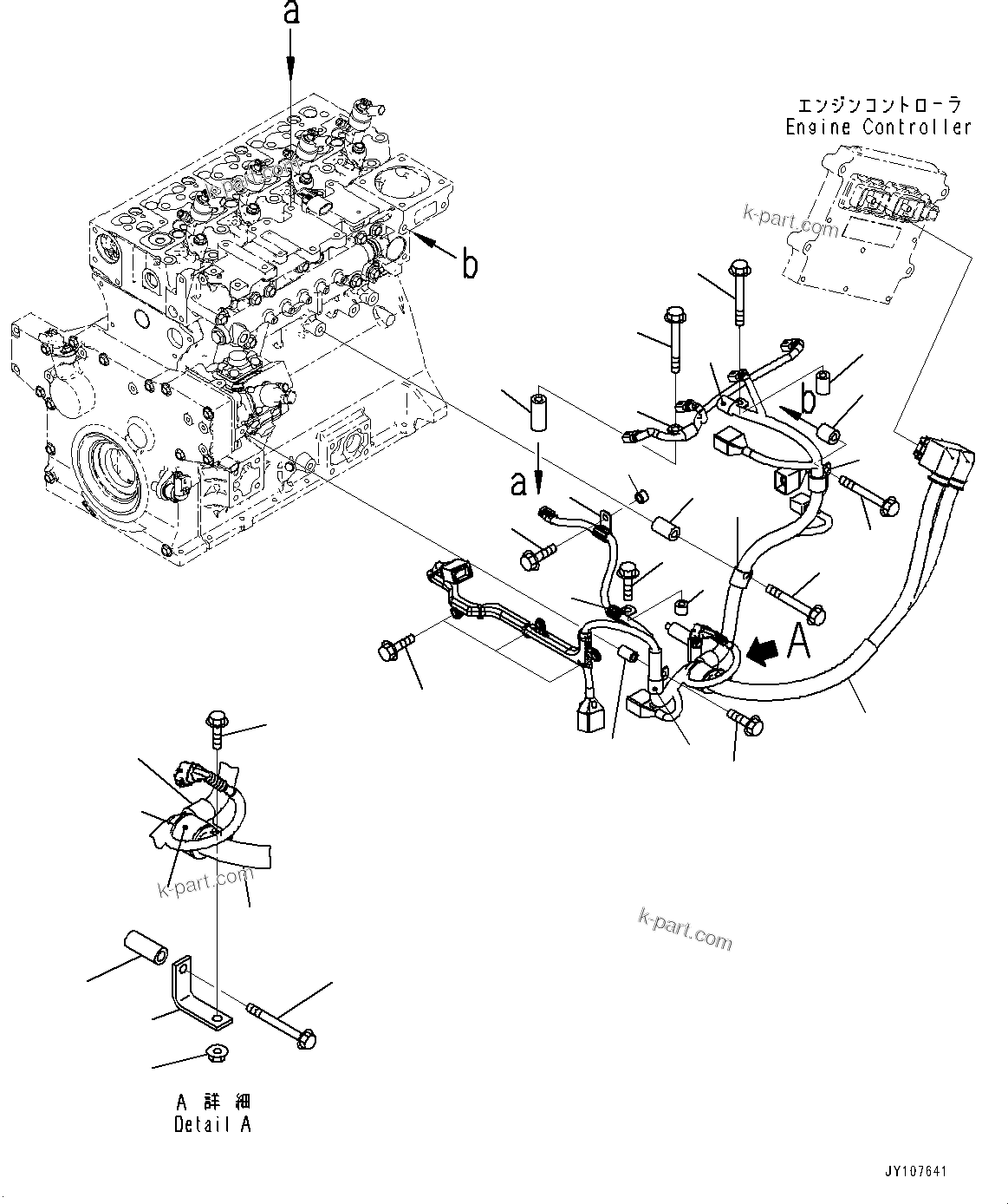 Komatsu parts book diagram for SAA4D95LE-5 S/N 0-UP (For PC130-10M0): WIRING HARNESS, (#577757-)