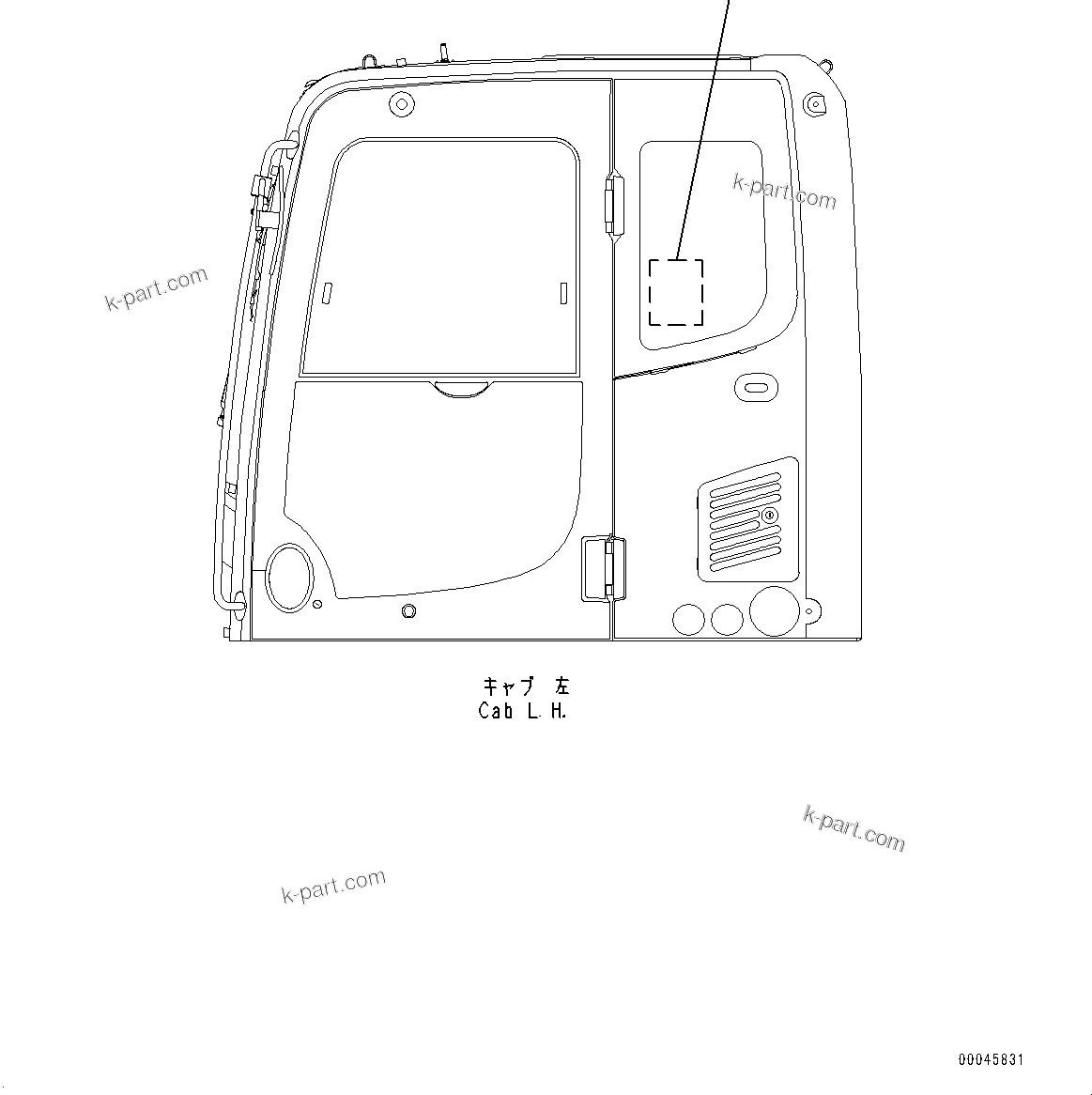 Komatsu parts book diagram for PC200LC-8M0 S/N C10001-UP: LIFTING CAPACITY CHART, (ENGLISH, PICTORIAL TYPE)(#C10001-)