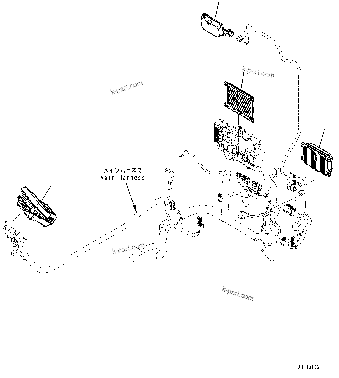 Komatsu parts book diagram for PC300-8M2 S/N 80001-UP: CAB, CONTROLLER AND MONITOR (GATEWAY FUNCTION CONTROLLER, NORTH AMERICA AND LATIN AMERICA)(#80001-)